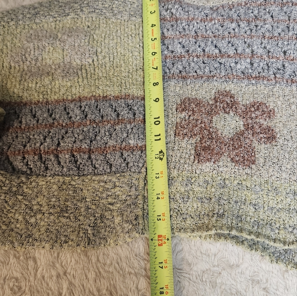 Sincerely Jules Multicolor Patchwork Knit Sweater - image 7